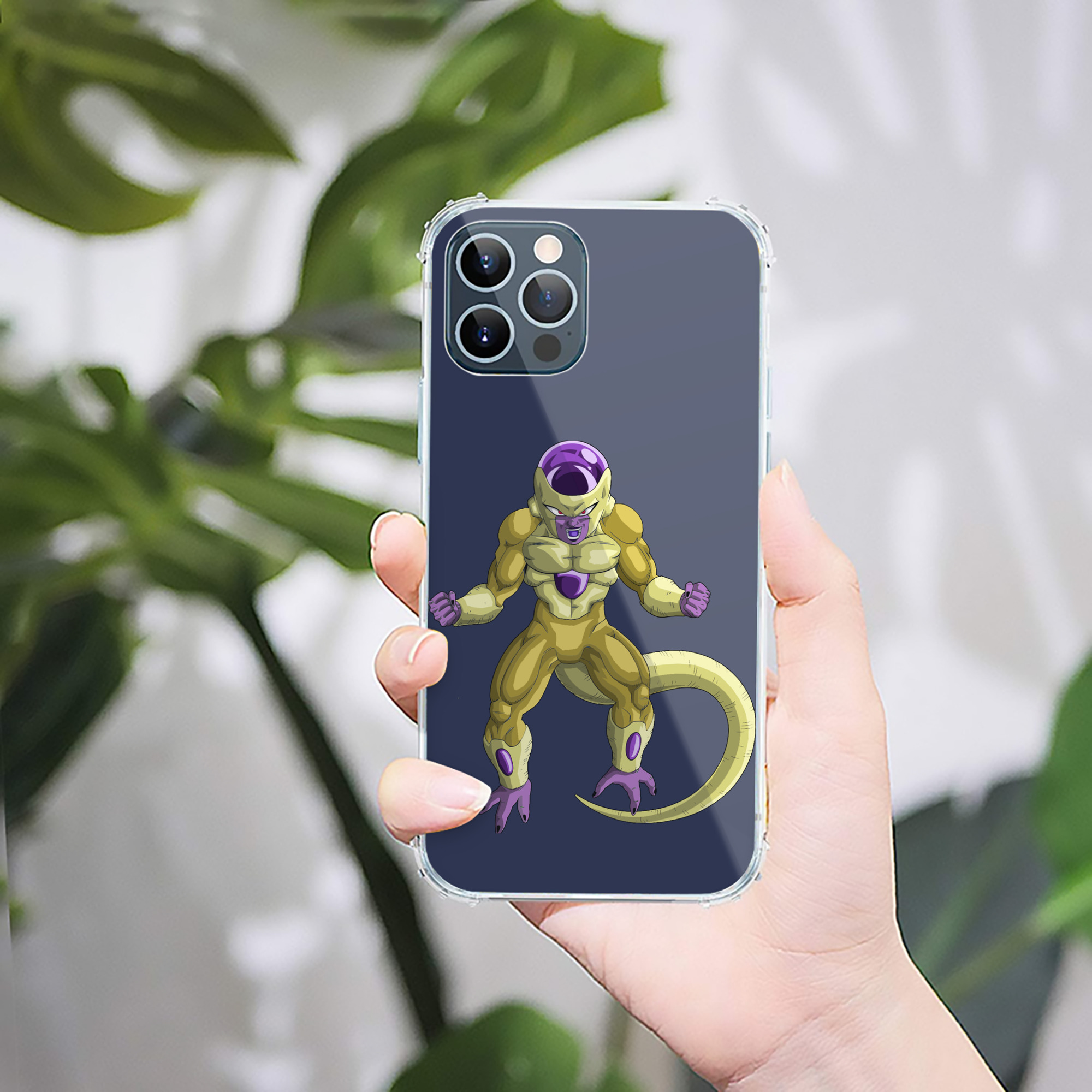 （画像用） ドラゴンボール フリーザ DRAGON BALL Frieza 【iPhone 12シリーズ対応】透明スマホケース（クリアソフトケース）